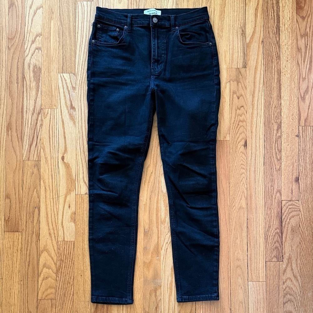 Reformation sz 30 Black Skinny Jeans good pre owned condition